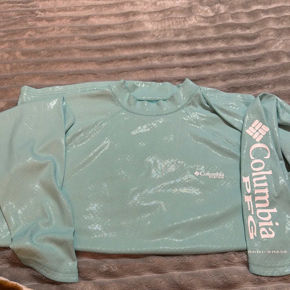 Columbia Kids Swim Shirt - Aqua